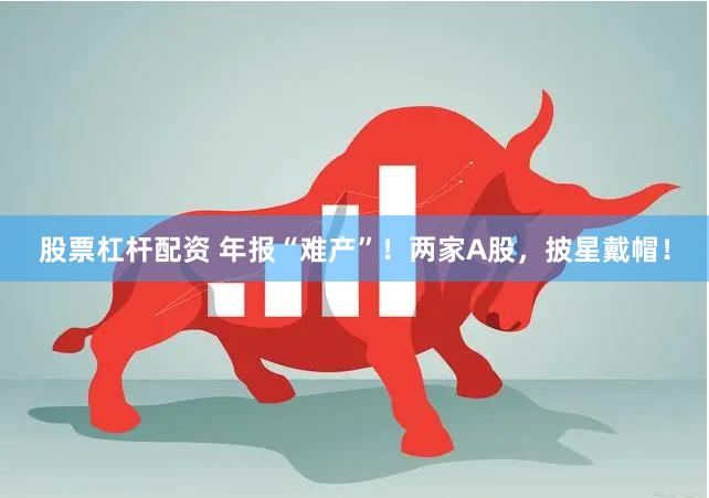 股票杠杆配资 年报“难产”！两家A股，披星戴帽！